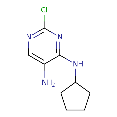 2-chloro-4-N-cyclopentylpyrimidine-4,5-diamine