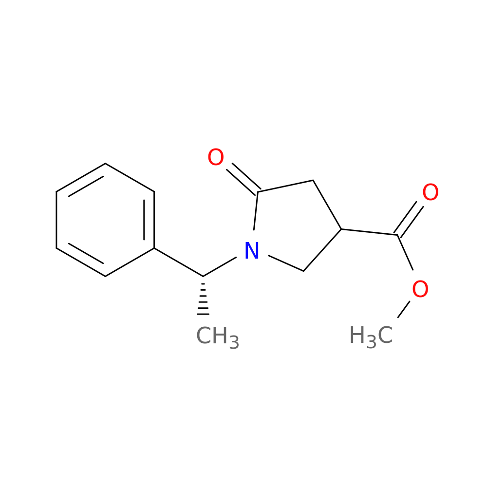 Methyl 5-oxo-1-[(1R)-1-phenylethyl]pyrrolidine-3-carboxylate