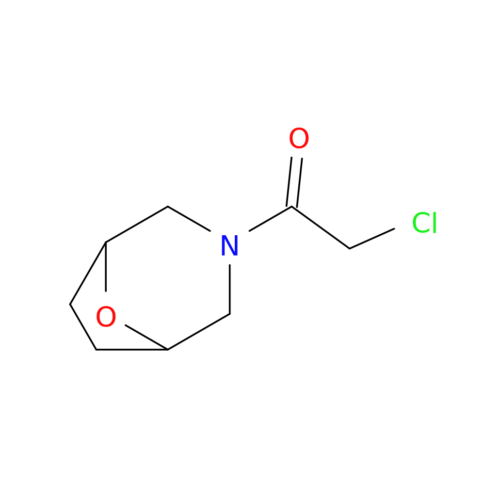 2-chloro-1-{8-oxa-3-azabicyclo[3.2.1]octan-3-yl}ethan-1-one