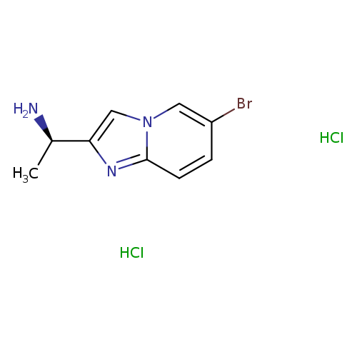 (1R)-1-{6-bromoimidazo[1,2-a]pyridin-2-yl}ethan-1-aminedihydrochloride