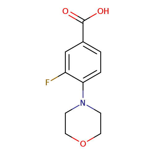 3-Fluoro-4-morpholinobenzoic acid