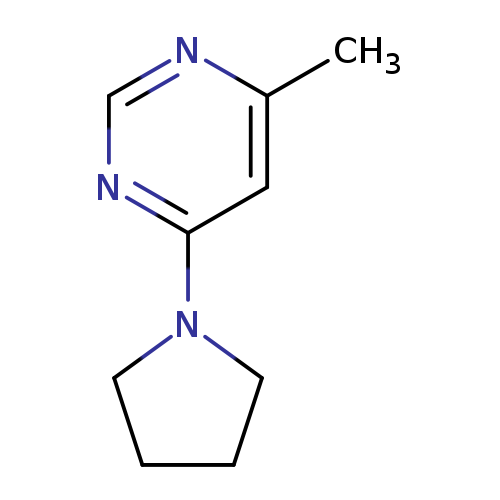 4-methyl-6-(pyrrolidin-1-yl)pyrimidine