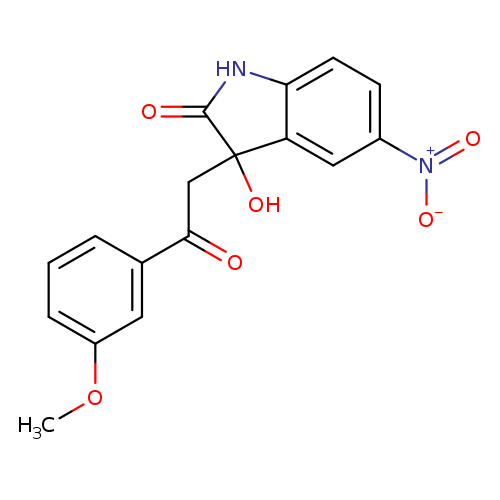 3-hydroxy-3-[2-(3-methoxyphenyl)-2-oxoethyl]-5-nitro-2,3-dihydro-1H-indol-2-one