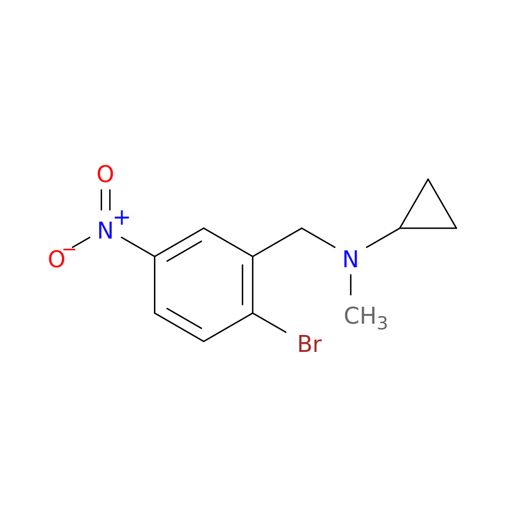 (2-Bromo-5-nitro-benzyl)-cyclopropyl-methyl-amine