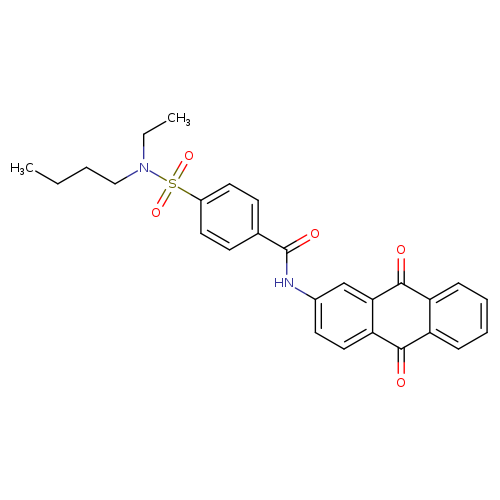 4-[butyl(ethyl)sulfamoyl]-N-(9,10-dioxo-9,10-dihydroanthracen-2-yl)benzamide