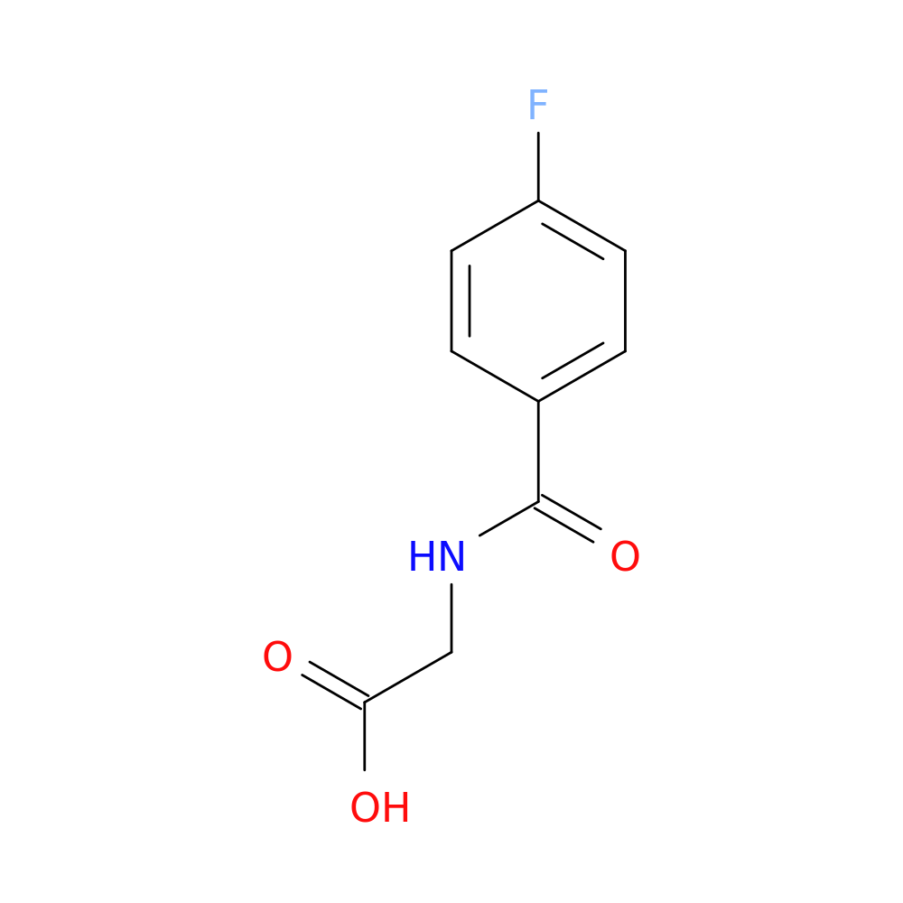 2-(4-Fluorobenzamido)acetic acid
