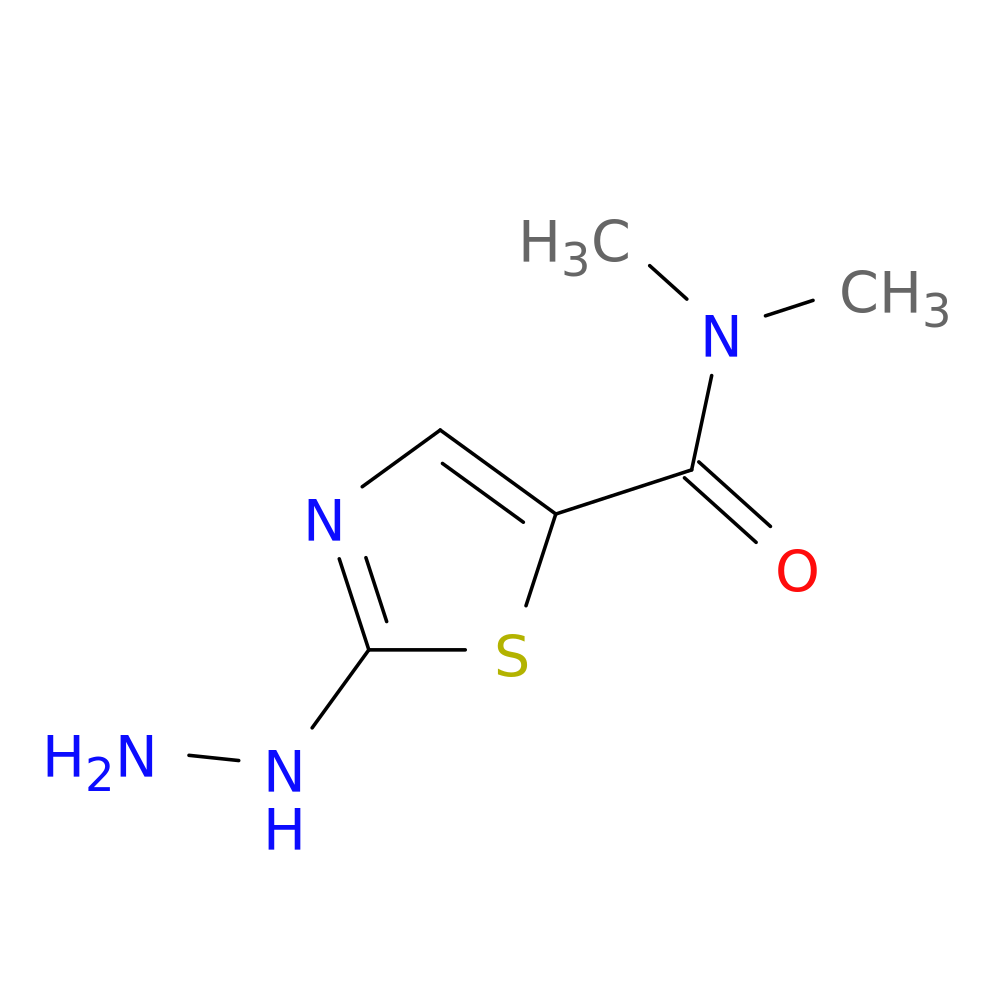 2-hydrazinyl-N,N-dimethyl-1,3-thiazole-5-carboxamide