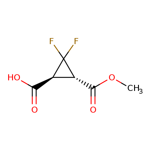 rac-(1R,3R)-2,2-difluoro-3-(methoxycarbonyl)cyclopropane-1-carboxylic acid, trans