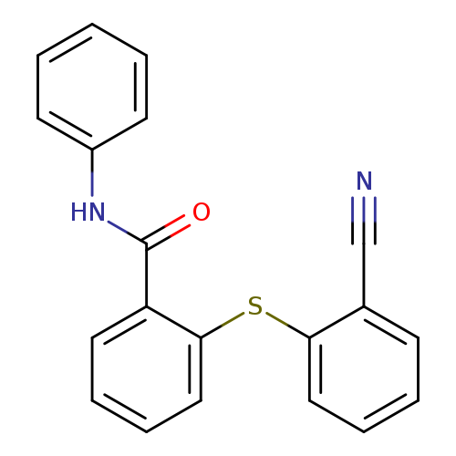 2-[(2-cyanophenyl)sulfanyl]-N-phenylbenzamide