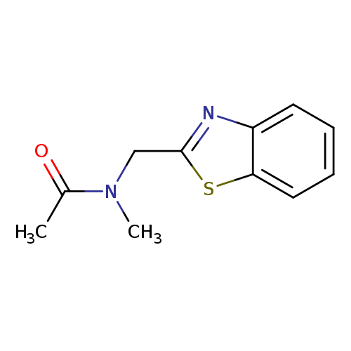 Acetamide, N-(2-benzothiazolylmethyl)-N-methyl- (9CI)