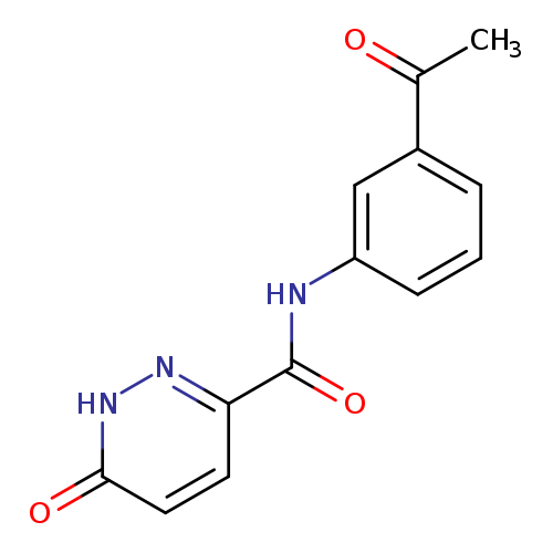 N-(3-acetylphenyl)-6-oxo-1,6-dihydropyridazine-3-carboxamide