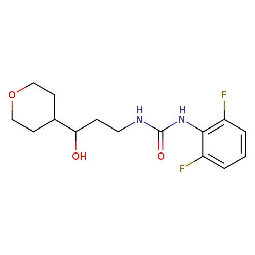 3-(2,6-difluorophenyl)-1-[3-hydroxy-3-(oxan-4-yl)propyl]urea