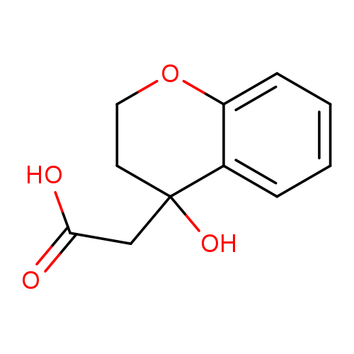 2-(4-hydroxy-3,4-dihydro-2H-1-benzopyran-4-yl)acetic acid