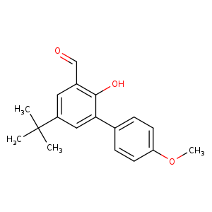 5-tert-butyl-2-hydroxy-4'-methoxy-[1,1'-biphenyl]-3-carbaldehyde