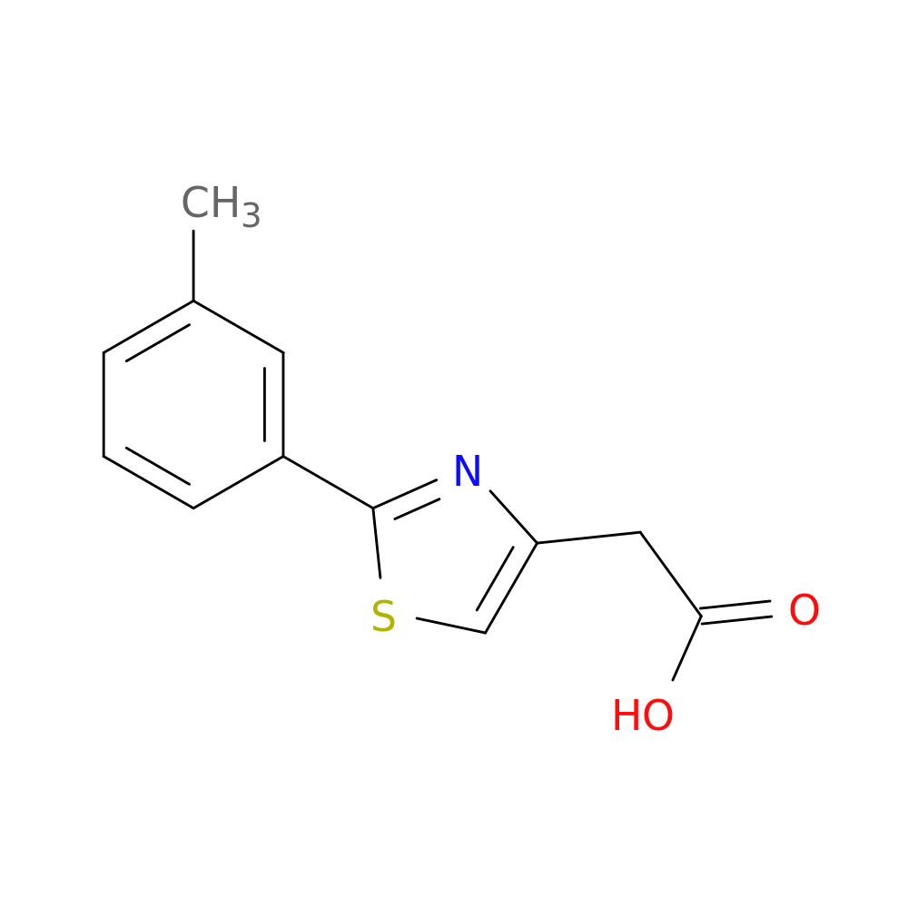 [2-(3-Methylphenyl)-1,3-thiazol-4-yl]acetic acid
