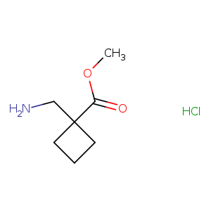 Cyclobutanecarboxylic acid, 1-(aminomethyl)-, methyl ester, hydrochloride (1:1)