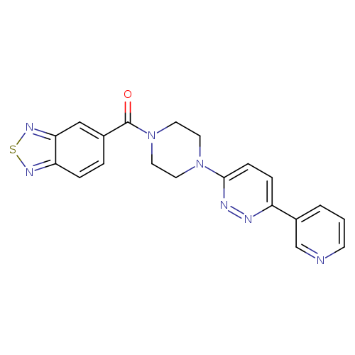 5-{4-[6-(pyridin-3-yl)pyridazin-3-yl]piperazine-1-carbonyl}-2,1,3-benzothiadiazole