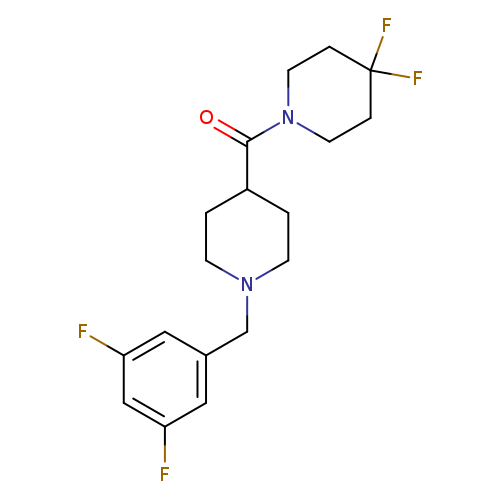 1-{1-[(3,5-difluorophenyl)methyl]piperidine-4-carbonyl}-4,4-difluoropiperidine