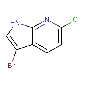 1H-Pyrrolo[2,3-b]pyridine, 3-bromo-6-chloro-