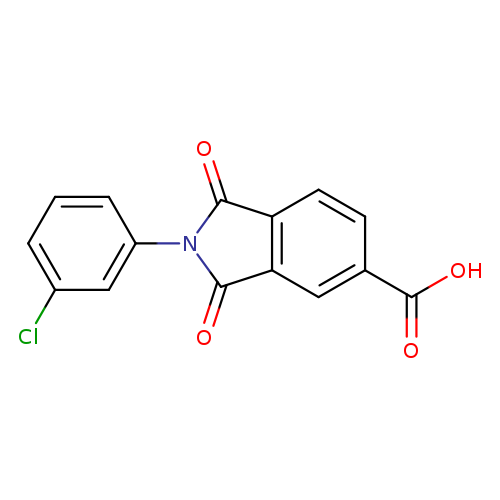 2-(3-Chlorophenyl)-1,3-dioxoisoindoline-5-carboxylic acid