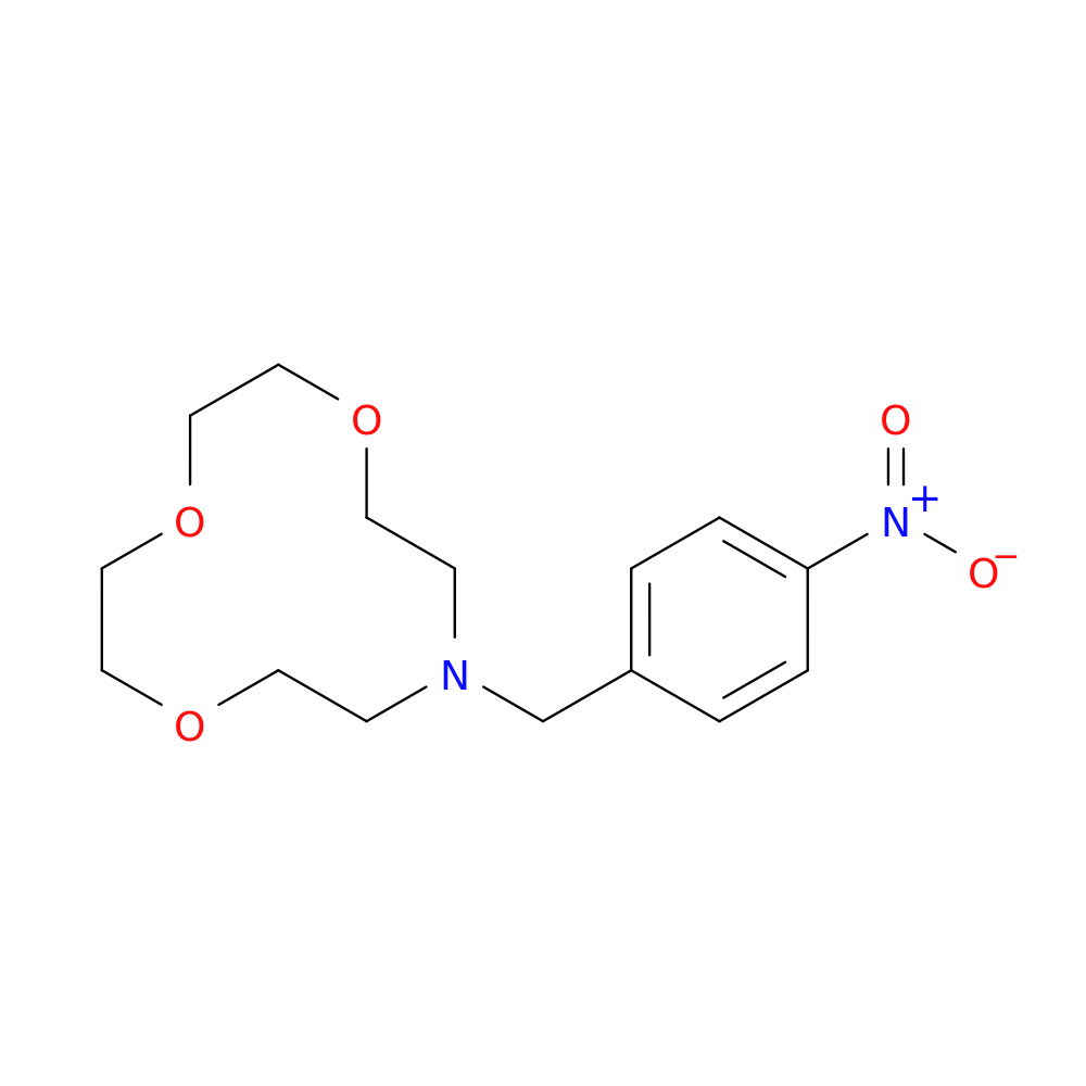 10-[(4-nitrophenyl)methyl]-1,4,7-trioxa-10-azacyclododecane
