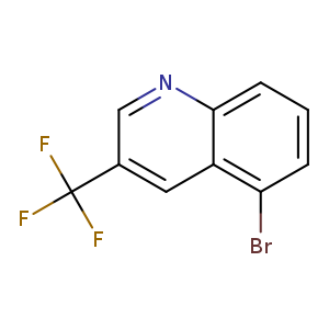 Quinoline, 5-bromo-3-(trifluoromethyl)-