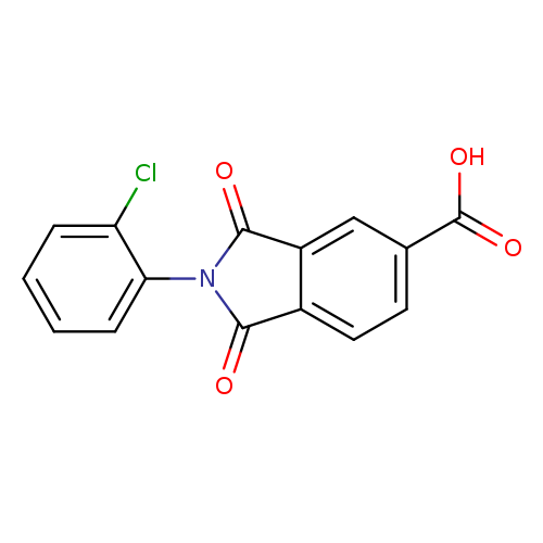2-(2-CHLORO-PHENYL)-1,3-DIOXO-2,3-DIHYDRO-1H-ISOINDOLE-5-CARBOXYLIC ACID