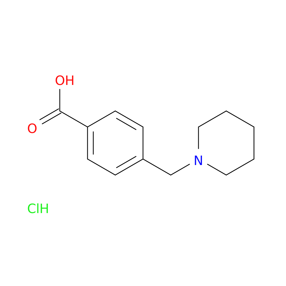 4-[(Piperidin-1-yl)methyl]benzoic acid hydrochloride