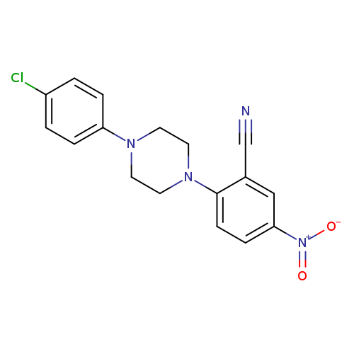 2-[4-(4-Chlorophenyl)piperazin-1-yl]-5-nitrobenzonitrile
