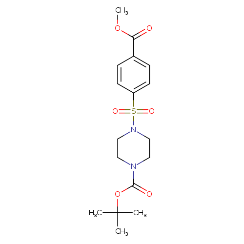 METHYL 4-((4-(TERT-BUTOXYCARBONYL)PIPERAZINYL)SULFONYL)BENZOATE