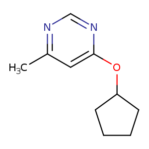 4-(cyclopentyloxy)-6-methylpyrimidine