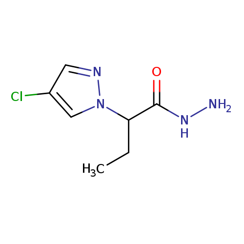 2-(4-Chloro-1H-pyrazol-1-yl)butanehydrazide