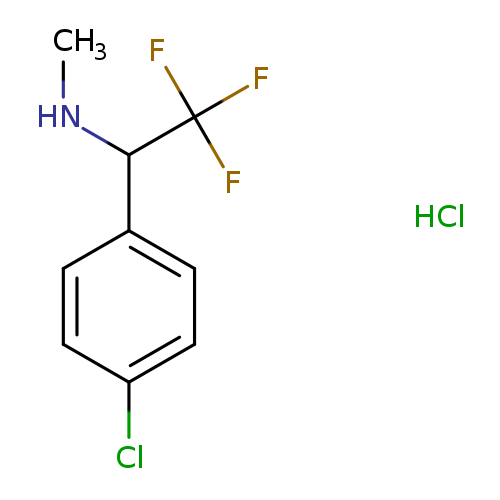 [1-(4-chlorophenyl)-2,2,2-trifluoroethyl](methyl)amine hydrochloride