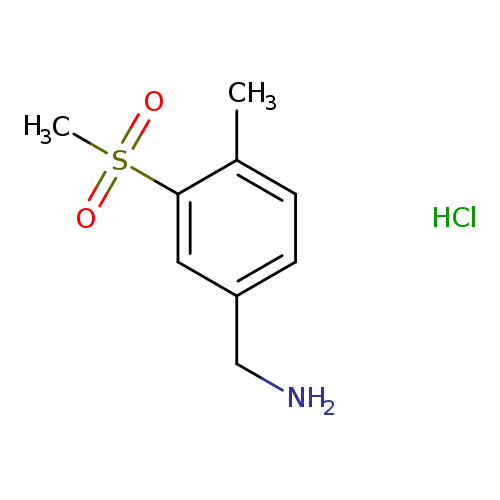 (3-methanesulfonyl-4-methylphenyl)methanamine hydrochloride