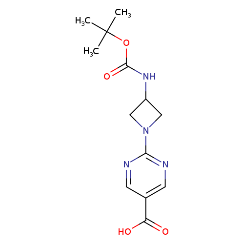 2-(3-{[(tert-butoxy)carbonyl]amino}azetidin-1-yl)pyrimidine-5-carboxylic acid