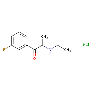 2-(ethylamino)-1-(3-fluorophenyl)propan-1-one,monohydrochloride