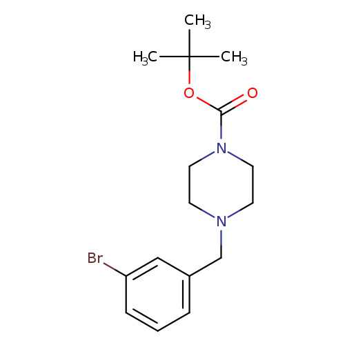 1-Piperazinecarboxylic acid, 4-[(3-bromophenyl)methyl]-,1,1-dimethylethyl ester