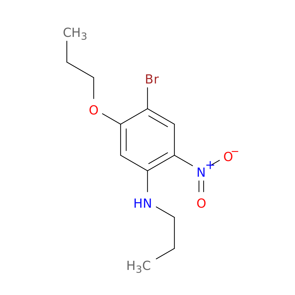 4-Bromo-2-nitro-5-propoxy-N-propylaniline