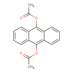 Diacetic acid 9,10-anthracenediyl ester