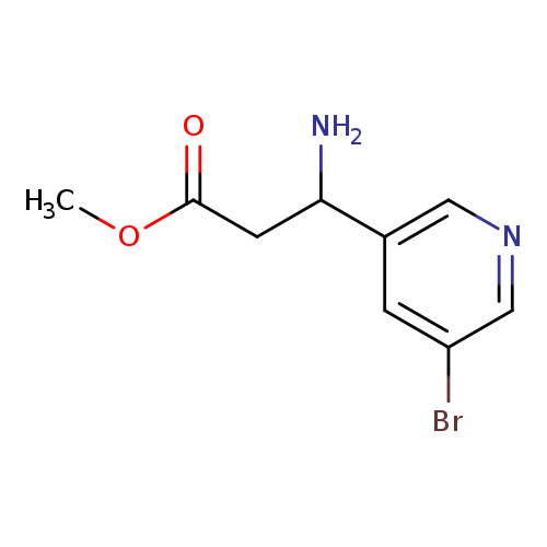 Methyl 3-amino-3-(5-bromopyridin-3-yl)propanoate
