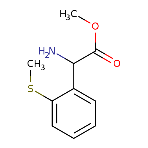 methyl2-amino-2-[2-(methylsulfanyl)phenyl]acetate