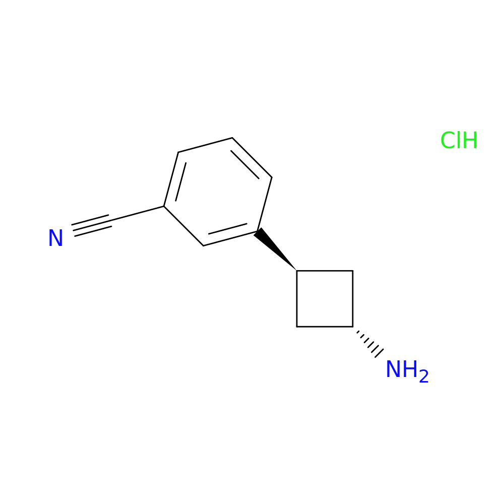 3-((1r,3r)-3-aminocyclobutyl)benzonitrile hydrochloride