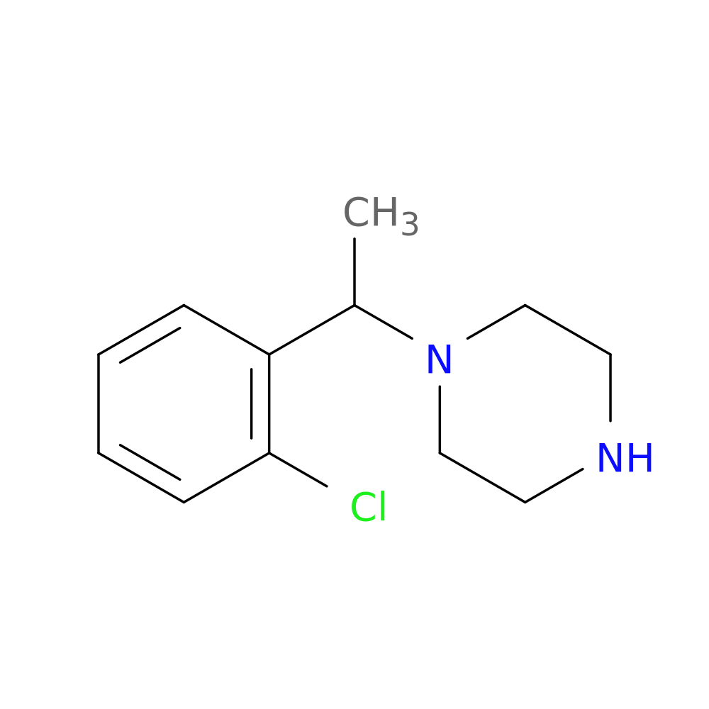 1-[1-(2-chlorophenyl)ethyl]piperazine