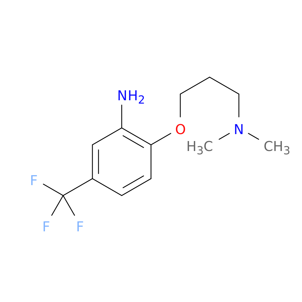 2-(3-(dimethylamino)propoxy)-5-(trifluoromethyl)benzenamine