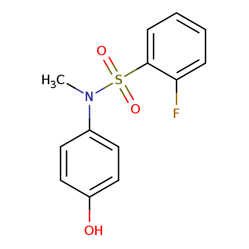 2-Fluoro-N-(4-hydroxyphenyl)-N-methylbenzenesulfonamide