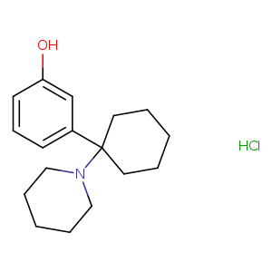 3-[1-(1-piperidinyl)cyclohexyl]-phenol,monohydrochloride