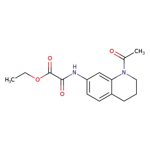 ethyl [(1-acetyl-1,2,3,4-tetrahydroquinolin-7-yl)carbamoyl]formate
