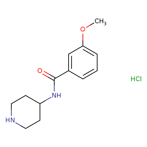 3-methoxy-N-(piperidin-4-yl)benzamide hydrochloride