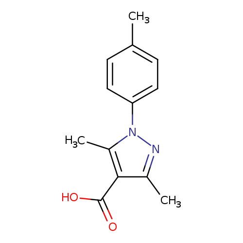 3,5-dimethyl-1-(4-methylphenyl)-1H-pyrazole-4-carboxylic acid