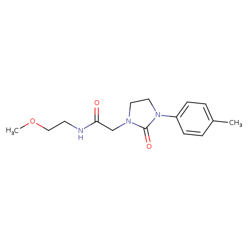 N-(2-methoxyethyl)-2-[3-(4-methylphenyl)-2-oxoimidazolidin-1-yl]acetamide